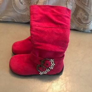 Toddler Size 9 Pink Boots NWOT